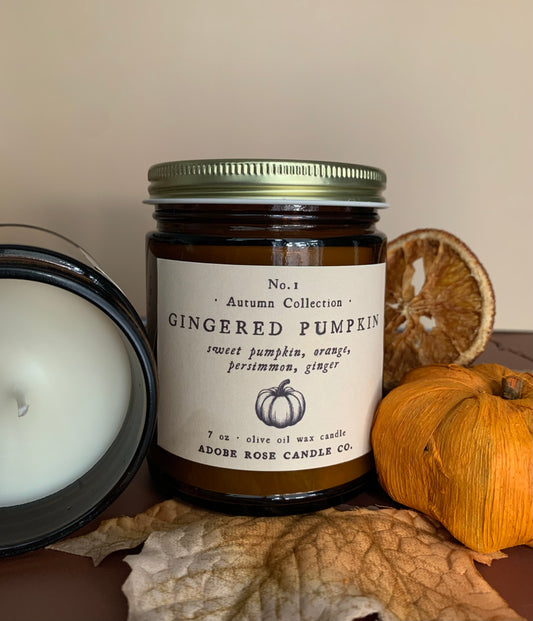 Gingered Pumpkin Scented Candle