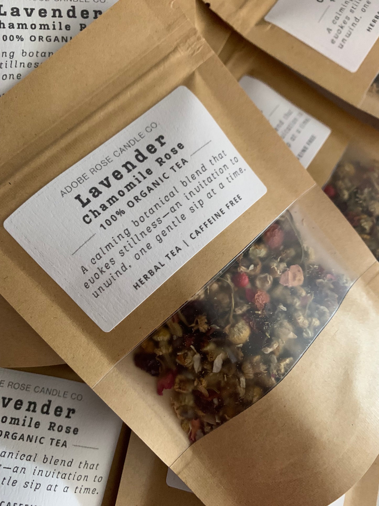 Lavender Chamomile Rose Organic Loose Leaf Tea